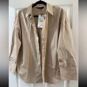 Zara top (tan/light brown)